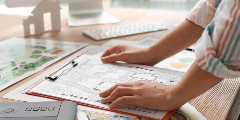 Planungen und Zeichnungen